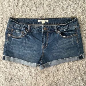 Forever 21 Mid Rise Denim Shorts